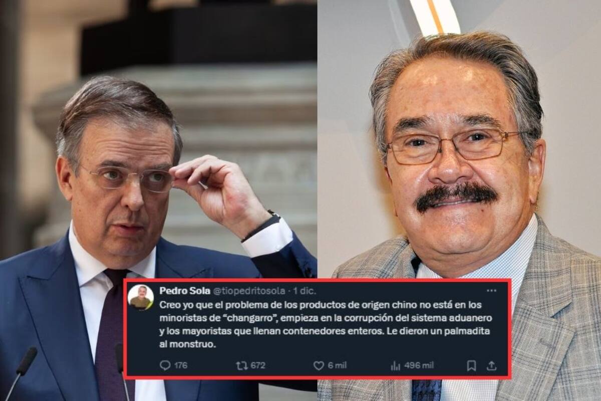 Pedro Sola se vuelve viral por su respuesta a Marcelo Ebrard sobre el “Operativo Limpieza”