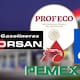 Profeco analiza gasolineras y concluye que Pemex, G500 y Osan son las que mantienen mejor relación calidad precio, litros completos y accesibilidad