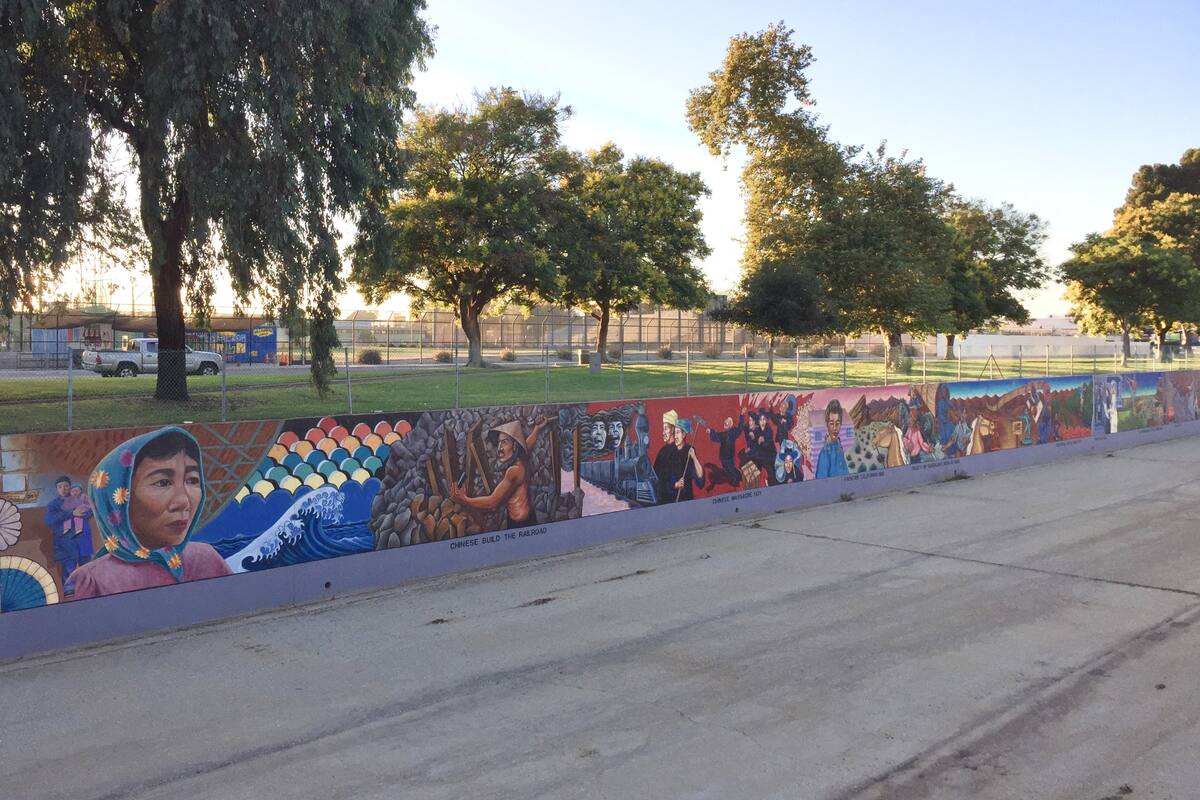 La gran muralla de los Ángeles y su viaje en el tiempo