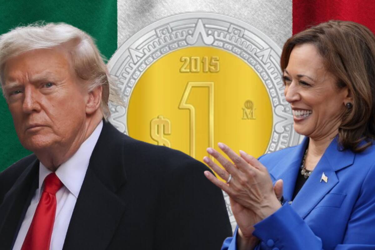 Cómo el peso mexicano sería afectado por la elección entre Kamala Harris y Trump, según especialistas