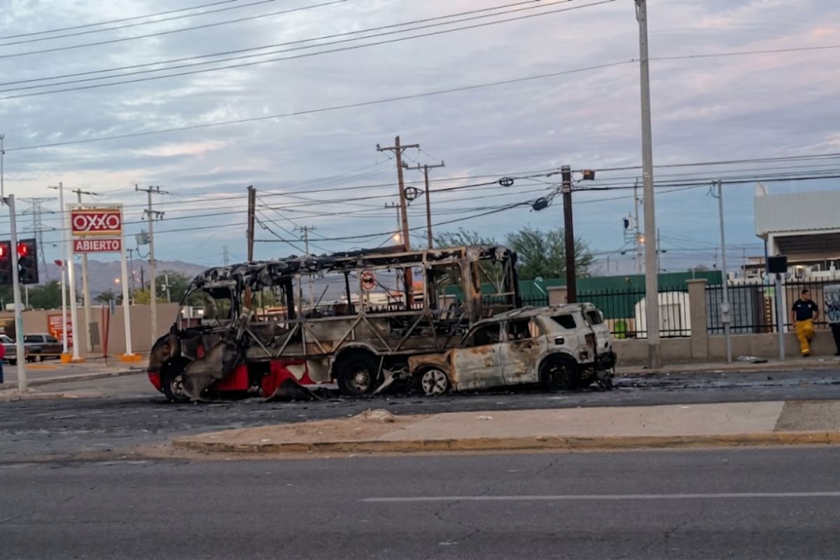 Muere conductor tras choque e incendio en la carretera a San Felipe