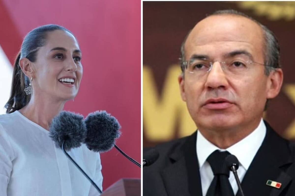 Felipe Calderón pide a Claudia Sheinbaum ser una jefa de Estado auténtica y gobernar para todos