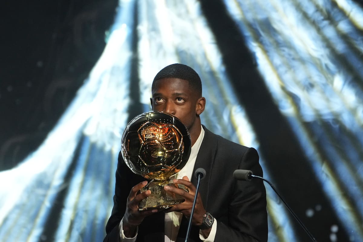 Balón de Oro 2025: Así quedaron las votaciones del Top 10 con Dembélé en la cima