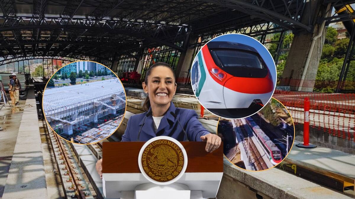 El Tren Interurbano es uno de los proyectos que la presidenta Claudia Sheinbaum heredó de AMLO. Foto: Especial