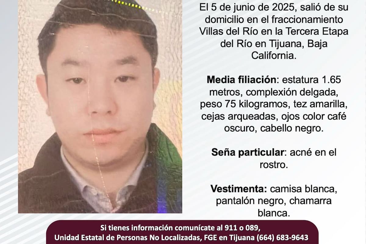 Se busca a Zhou Wanyuan de 32 años de edad