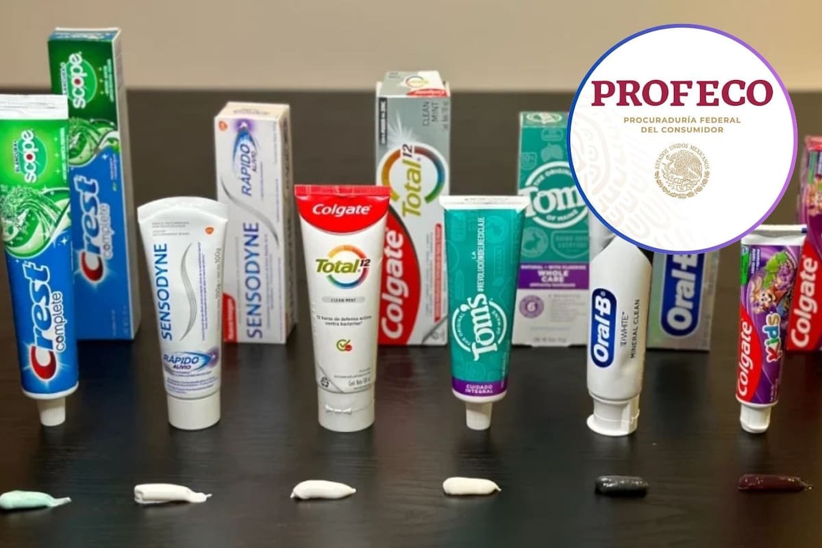 Profeco analiza 46 pastas dentales y concluye que Colgate, Crest y Oral-B son las mejores marcas para uso convencional