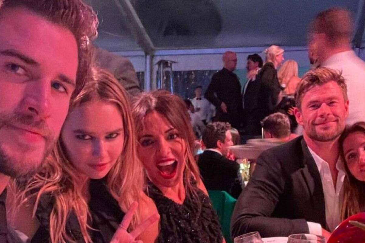 Liam Hemsworth publica foto con su novia por primera vez