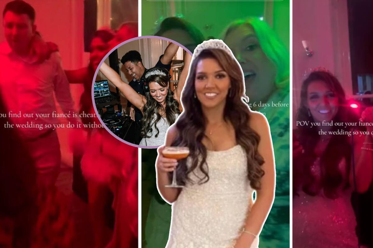 Su prometido la engañó 6 días antes de la boda: Novia celebra con su amiga