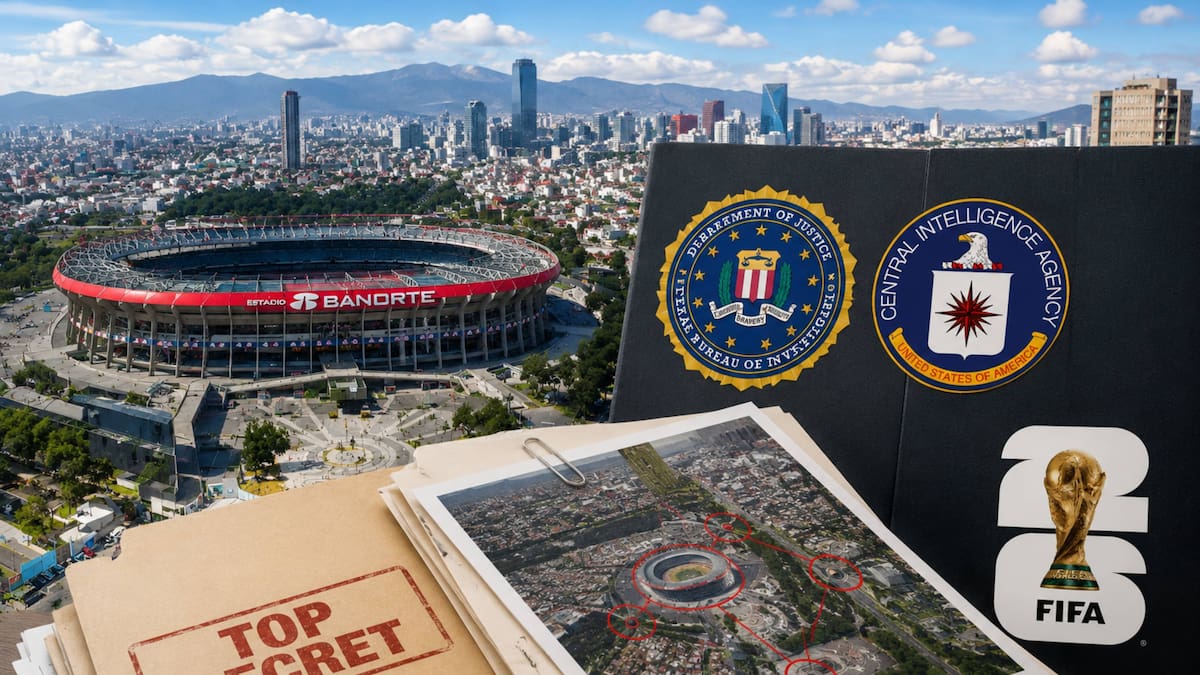 A pocos días del Mundial, un supuesto informe secreto de la CIA, el FBI y la SSPC revelaría 50 riesgos de seguridad en la CDMX