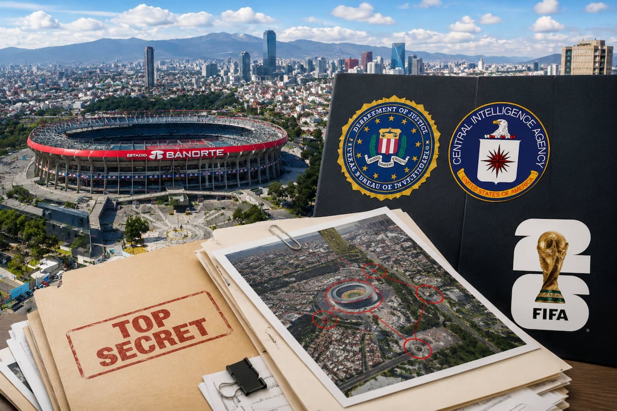 A pocos días del Mundial, un supuesto informe secreto de la CIA, el FBI y la SSPC revelaría 50 riesgos de seguridad en la CDMX