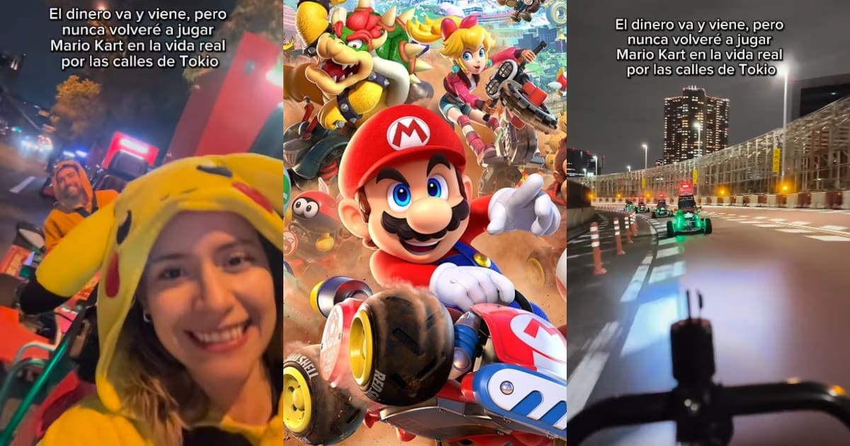 Viviendo el sueño de Mario Kart en las calles de Tokio: una pareja comparte su aventura