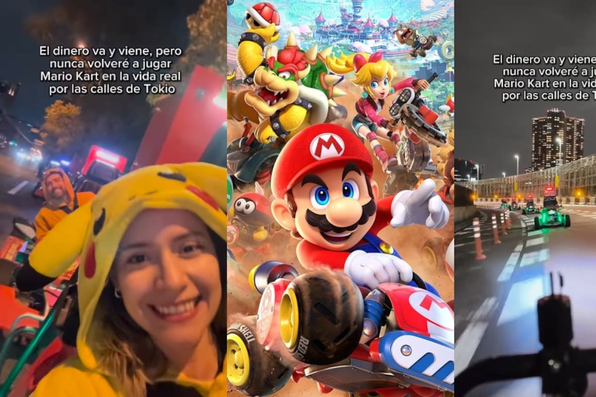 Mario Kart en la vida real: pareja comparte su experiencia al recorrer las calles de Tokio al estilo del videojuego