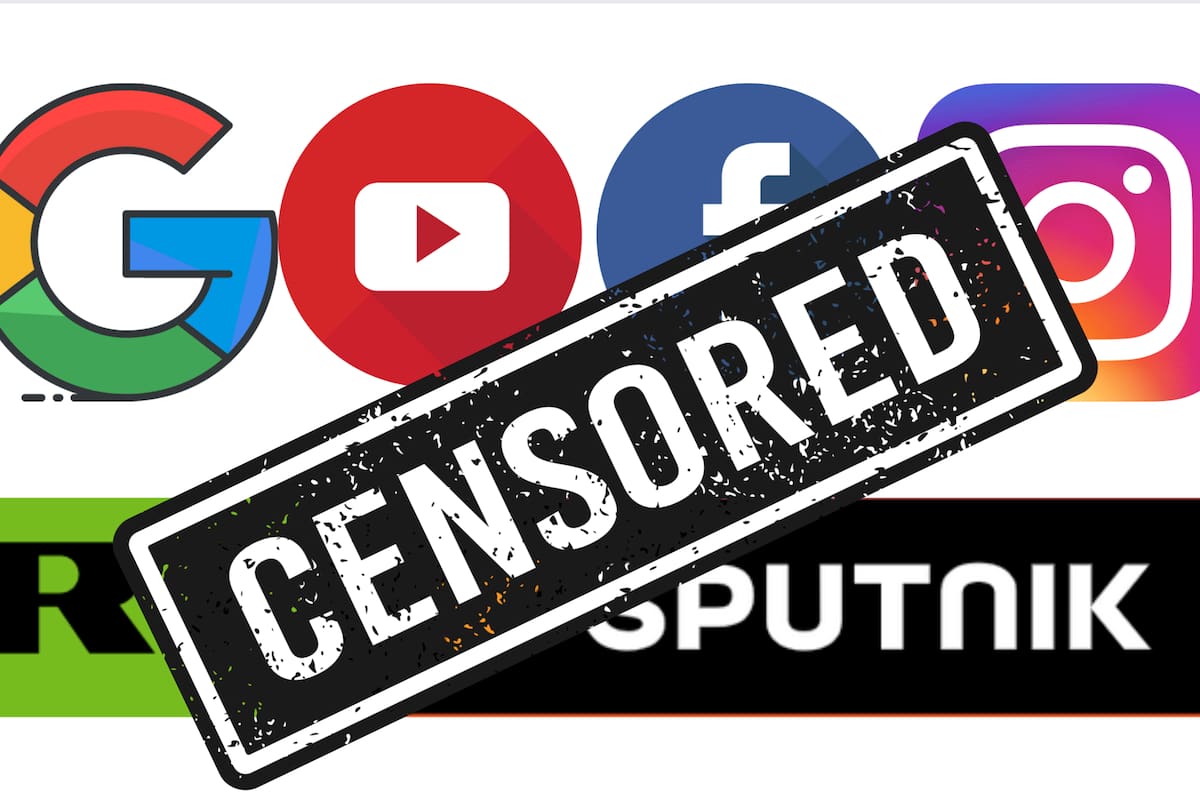 RT y Sputnik denuncian censura de Google, Facebook, TikTok, Instagram y Youtube en Europa