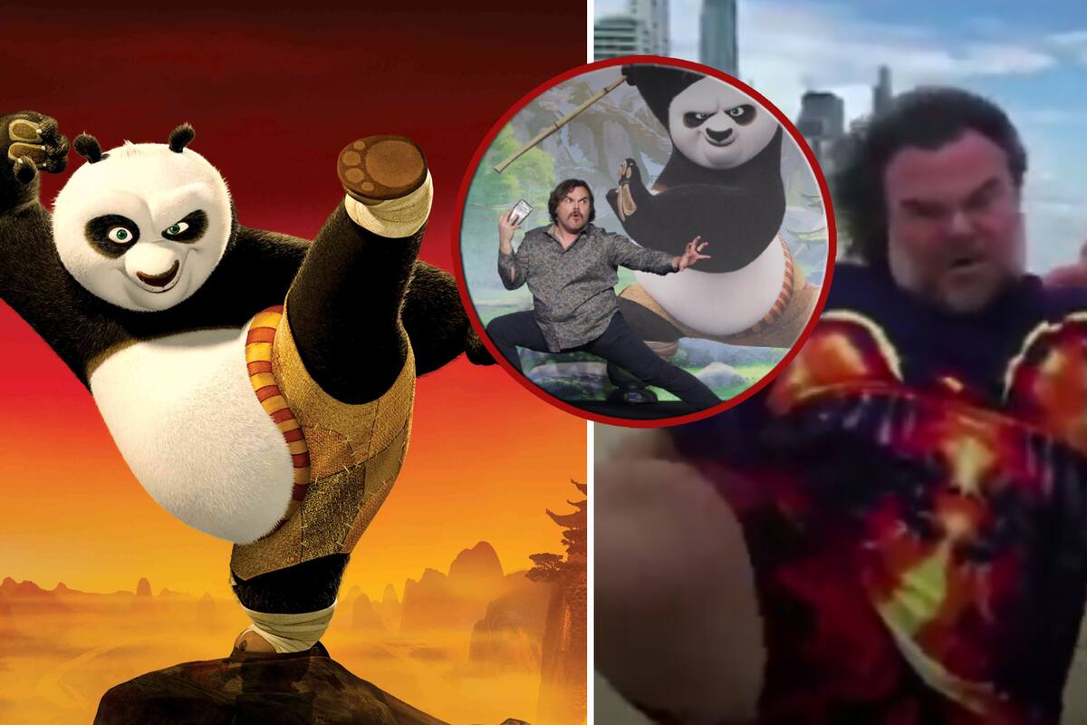 Con esta técnica de Kung Fu Panda, Jack Black ahuyentó a un paparazzi