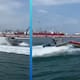 Choque entre embarcaciones en pleno ensayo naval deja dos lesionados en Veracruz