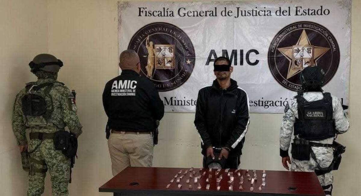 Cinco detenidos y droga asegurada en cateos en San Luis Río Colorado