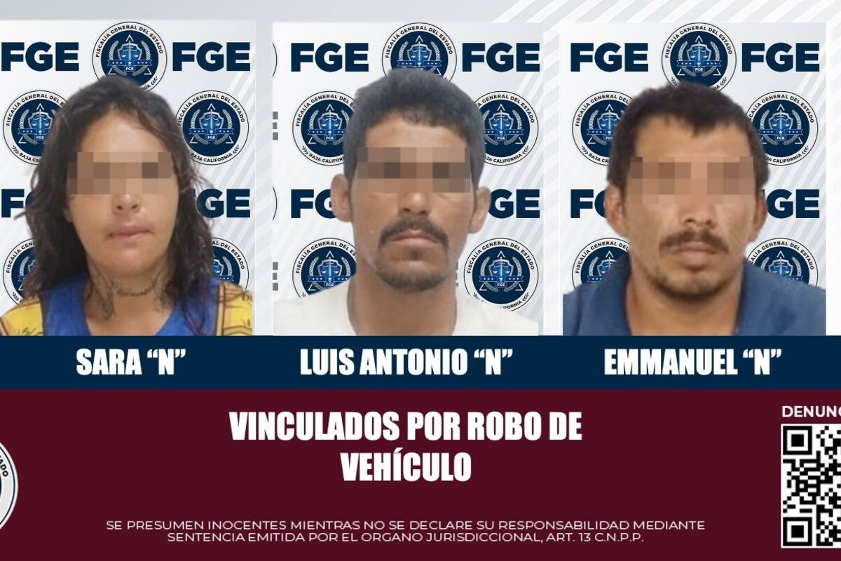 Prisión preventiva para tres imputados por robo de vehículo