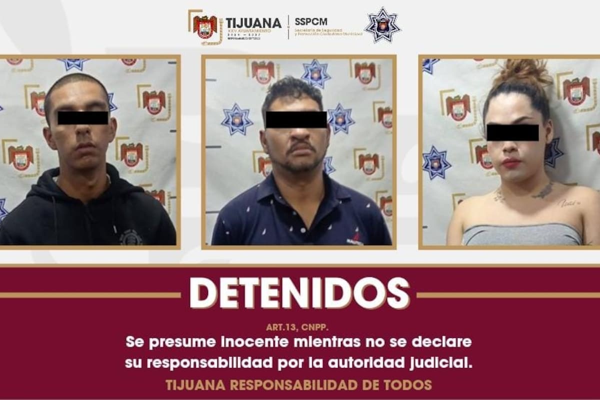 Aseguran a dos hombres y una mujer por amenazar de muerte a dos personas en la Zona Centro