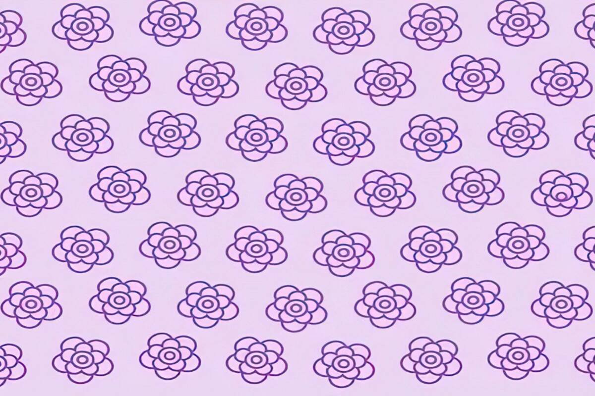 Reto visual: Encuentra la flor diferente al resto