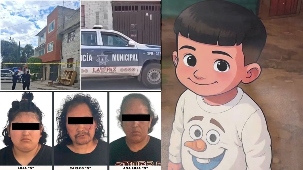 Por no pagar mil pesos, prestamistas en Los Reyes La Paz se llevaron a su hijo Fernandito de 5 años como garantía y lo asesinaron. Foto: Heraldo de México y X de Fernando Cruz @FernandoCruzFr