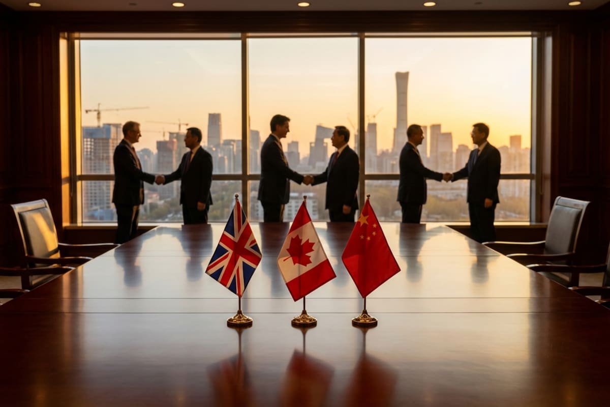 El giro histórico de los aliados de EE. UU.: Reino Unido y Canadá desafían a Donald Trump y firman alianzas estratégicas con China para evitar el colapso por la guerra de aranceles