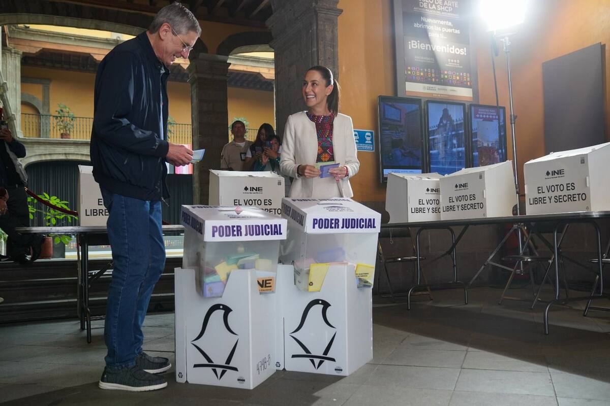 Sheinbaum reclama ubicación de cámaras y defiende privacidad del voto en jornada electoral.