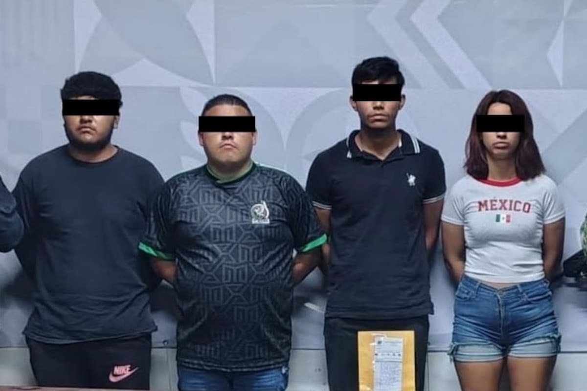 Policía municipal presuntamente integrante de “Los Rusos” es detenido con droga; cae junto a otros tres