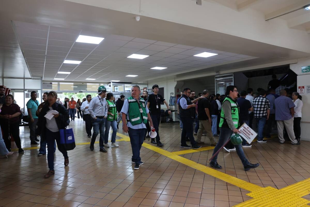 El simulacro fue en conmemoración de los sismos del 19 de septiembre.