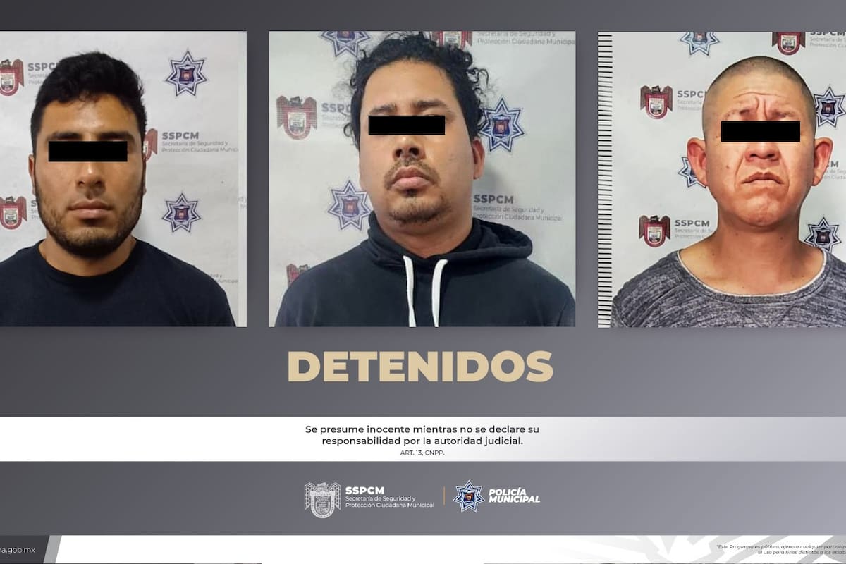 Policiaca Tijuana: capturan a tres sujetos armados