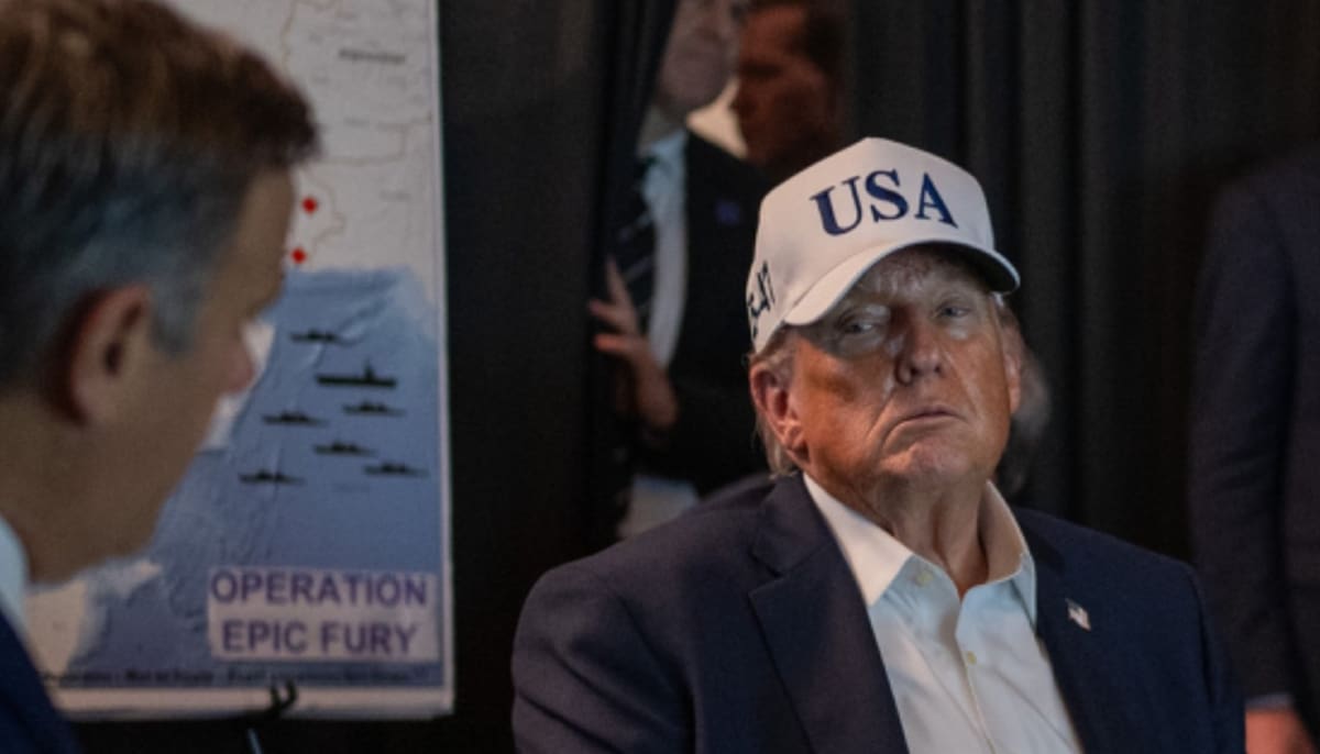 President Donald J. Trump Monitors U.S. Military Operations in Iran: Operation Epic Fury, February 28, 2026. | Foto: WhiteHouse en X