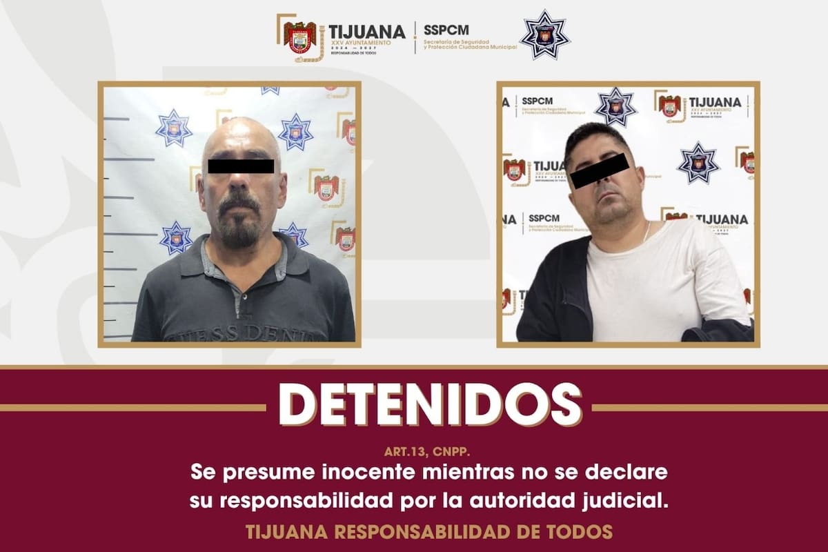 Aseguran a dos personas por robo de vehículo con violencia, tras generar persecución
