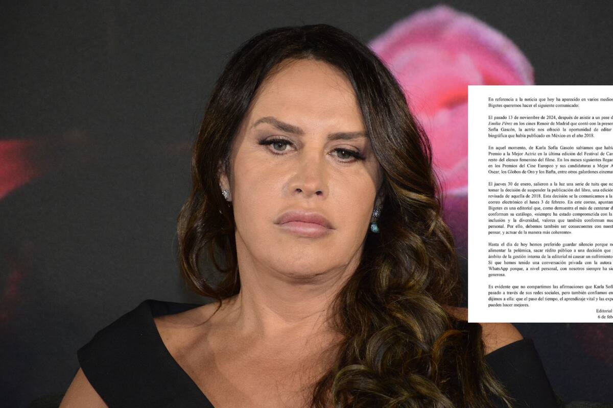 Editorial cancela novela de Karla Sofía Gascón tras polémicos tuits