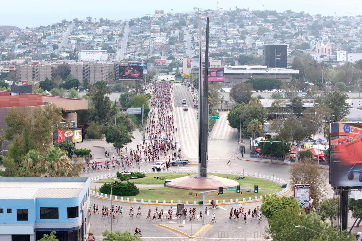 Cerrarán vialidades por el Medio Maratón Internacional de Tijuana 2026