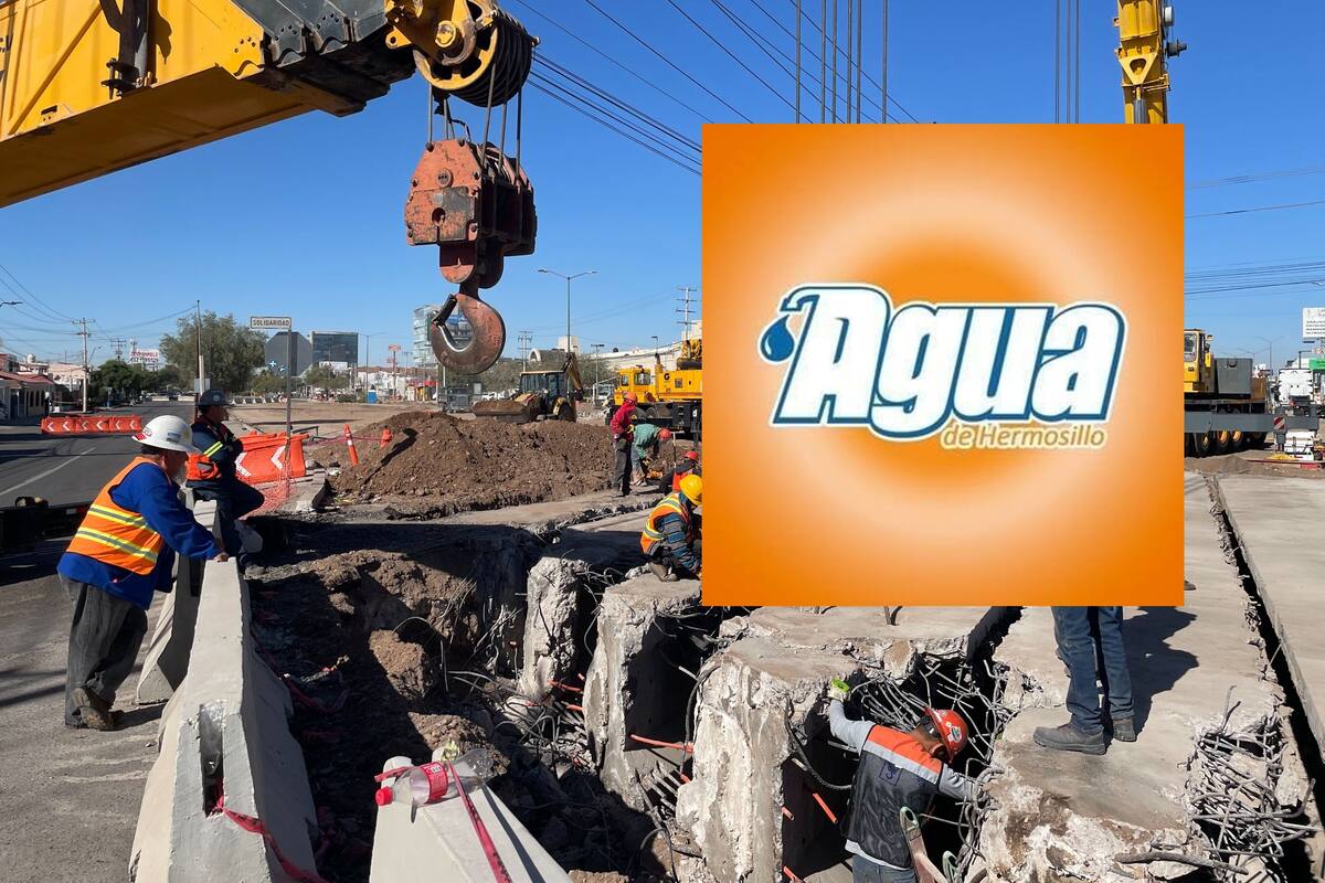 Hoy se interrumpirá el servicio de agua cerca de la obra del puente desnivel, ¿Qué áreas serán afectadas?