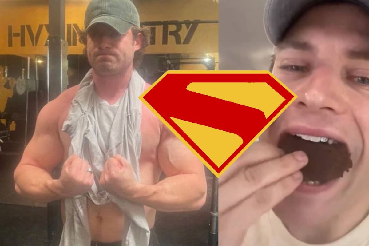 David Corenswet celebra el fin de rodaje de ‘Superman’ comiéndose un brownie