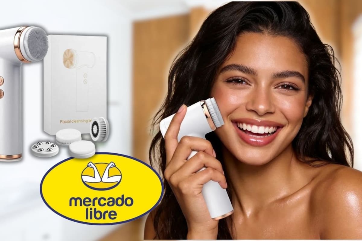 Mercado Libre remata cepillo facial eléctrico CkeyiN con 43 por ciento de descuento: baja a 389 pesos, ofrece rotación 360 grados, es resistente al agua y tiene envío gratis