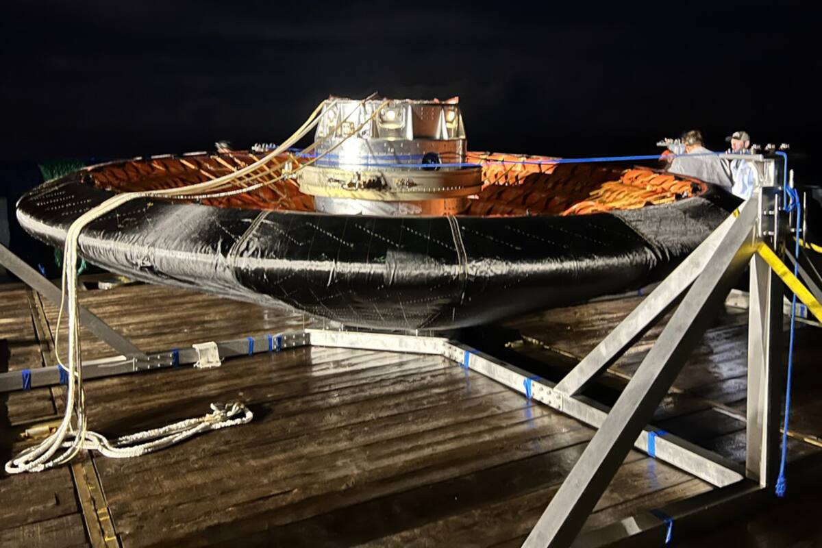 NASA prueba escudo térmico inflable parecido a platillo volador