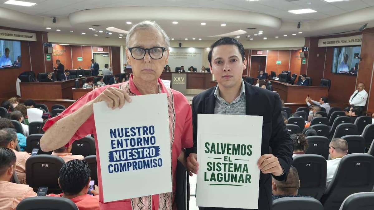 Los colectivos ambientalistas buscan que el Congreso impulse ante la gobernadora la declaratoria del sistema lagunar como Área Natural Protegida l Foto: Fernando Guerrero