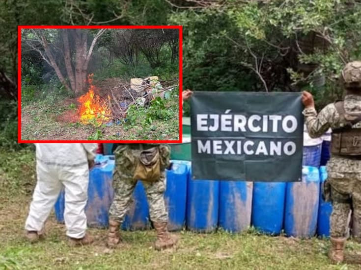 Hallan y destruyen tres almacenes químicos usados para narcolaboratorios en Culiacán y Cosalá