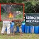 Hallan y destruyen tres almacenes químicos usados para narcolaboratorios en Culiacán y Cosalá