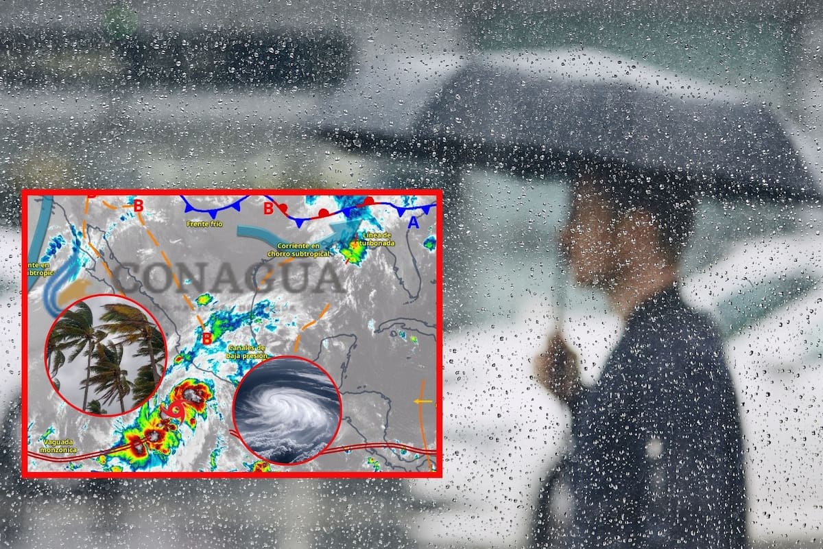 Lluvia y posible ciclón golpeará al clima en México; estos estados se verán afectados