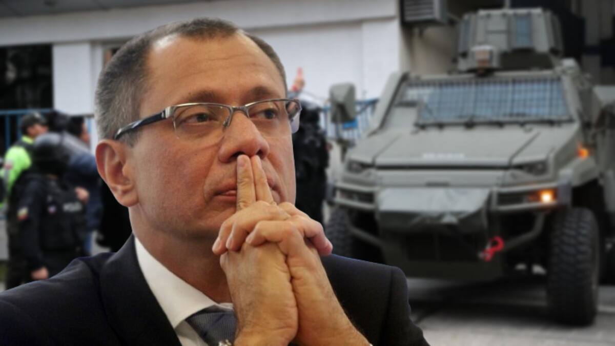 Jorge Glas, vicepresidente de Ecuador, fue sustraído de la Embajada de México y trasladado a una cárcel de máxima seguridad. | EFE