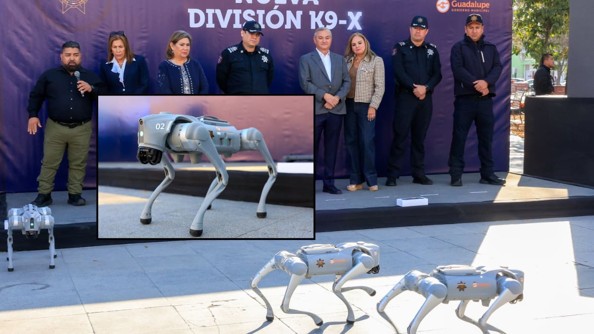 Nuevo León despliega “perros robot” para reforzar seguridad rumbo al Mundial 2026 en el Estadio BBVA