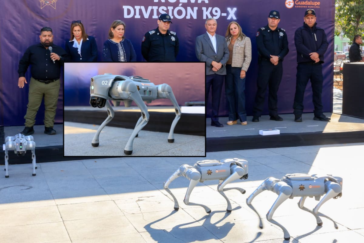 Nuevo León despliega “perros robot” para reforzar seguridad rumbo al Mundial 2026 en el Estadio BBVA