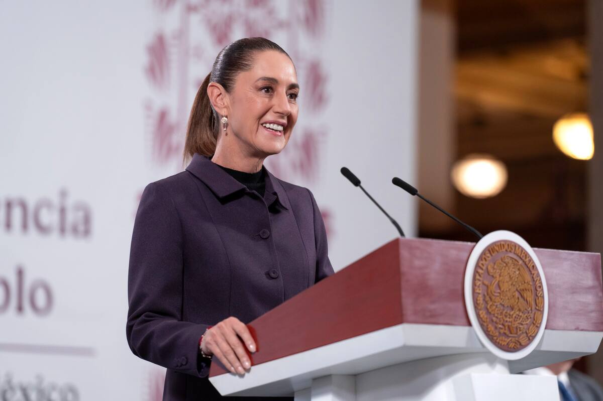 La presidenta Claudia Sheinbaum en su 'Conferencia del Pueblo' del 25 de septiembre del 2025. | Crédito: Presidencia