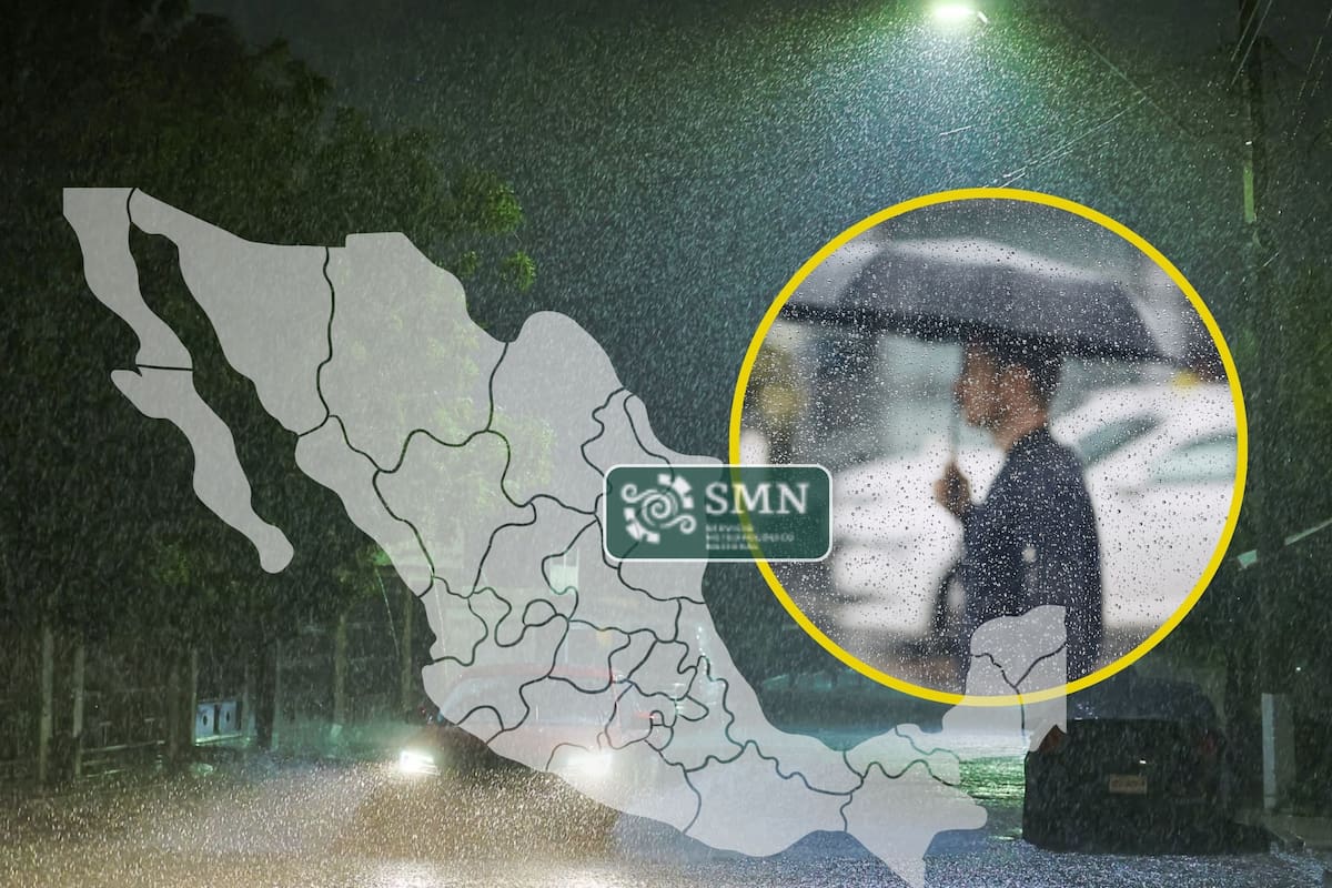 Frente frío 3, monzón mexicano y onda tropical traerán fuertes lluvias a México este miércoles, pero habrá calor extremo en varios estados