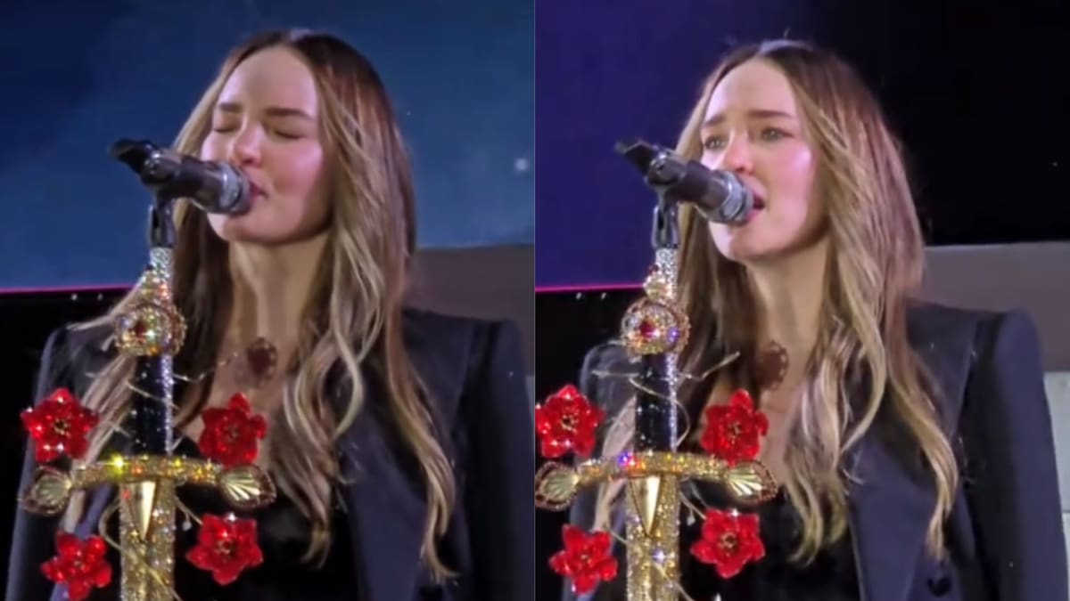 ¿Por Lupillo Rivera Belinda rompe en llanto durante su concierto en Guadalajara | captura de video
