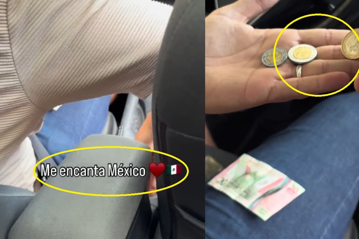 Joven mexicana en Paris toma Uber y el chofer la sorprende al mostrarle que colecciona dinero de México