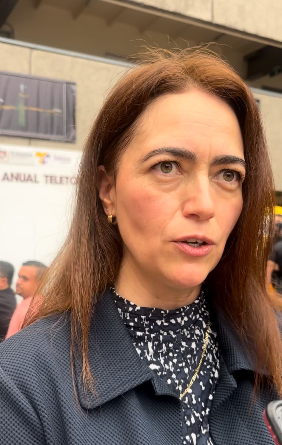 Mónica Luigina Rodríguez Varagnolo, directora general del CRIT Baja California, informó sobre la campaña de boteo y los servicios de atención que ofrece la institución. Foto: Lorena Salinas