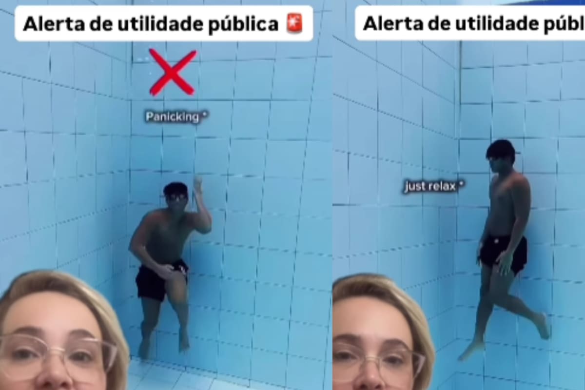 Profesional explica cómo debes nadar si comienzas a ahogarte: tenlo presente